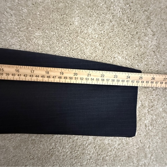 Tasso Elba Men's Sport Coat Blazer‎ Charcoal Gray Wool 40R Pin Stripe - Picture 11 of 12